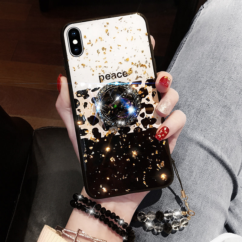 Leopard print color phone case