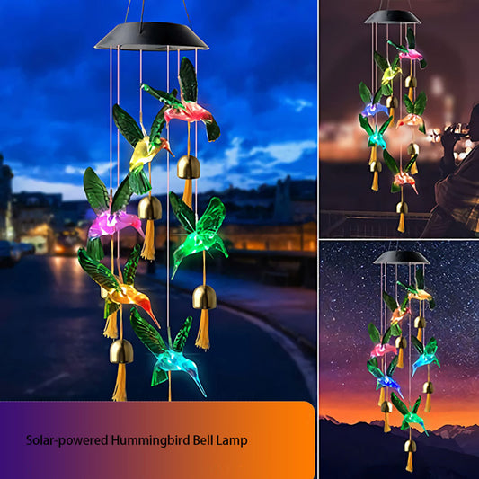 Color Changing Solar Power Wind Chime