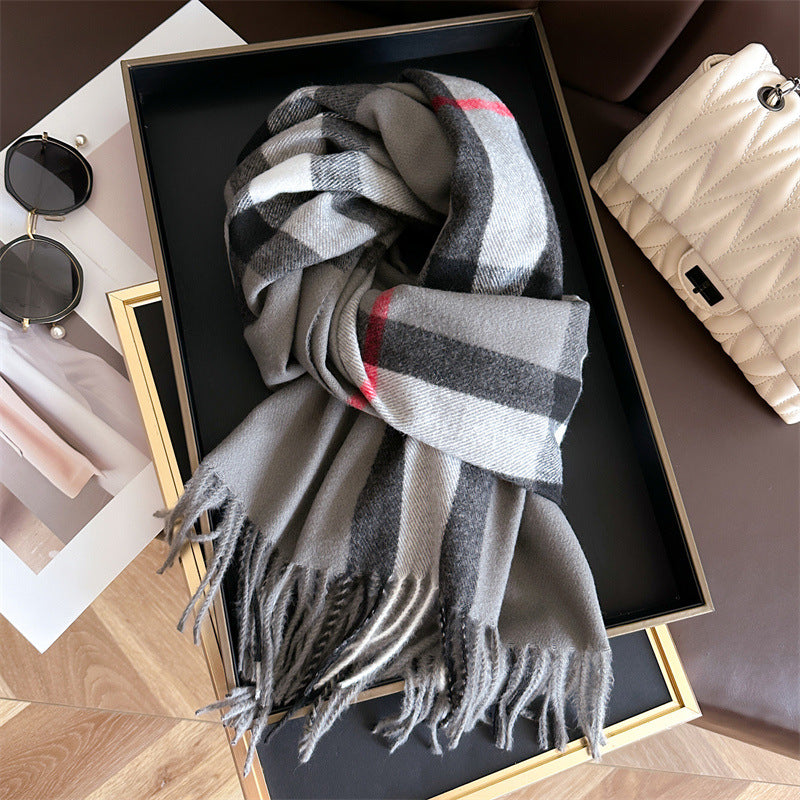 Autumn And Winter Fashion All-match Tassel Scarf