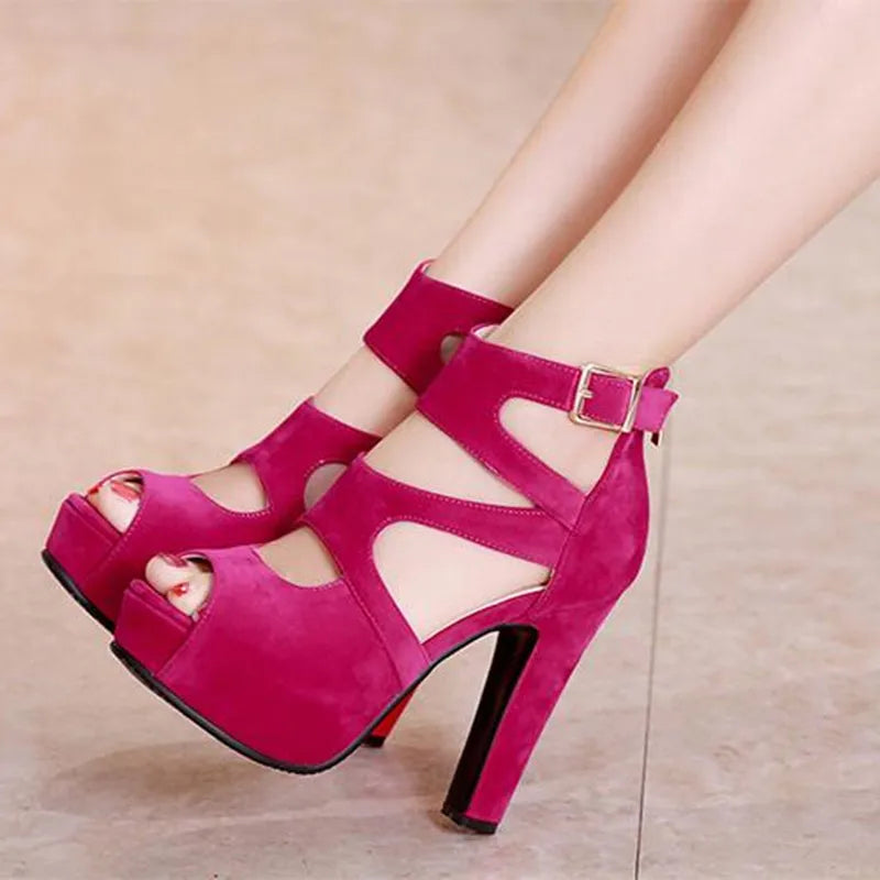 High heel sandals