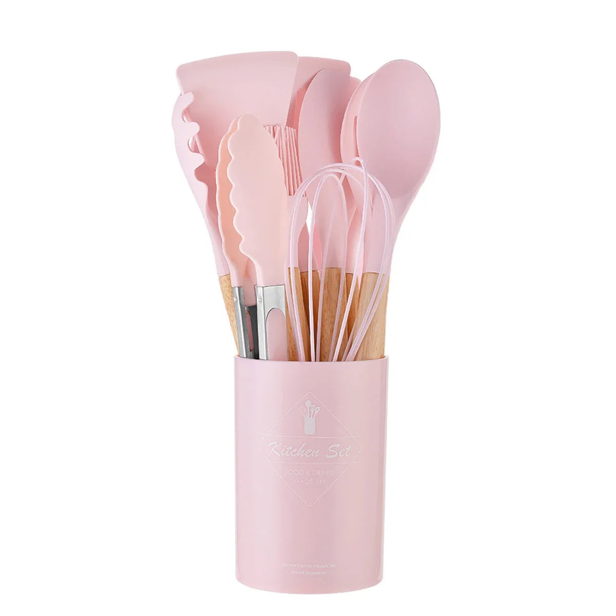 12Pcs/Set Silicone Kitchen Utensils