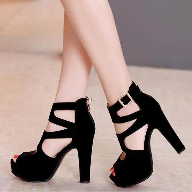 High heel sandals