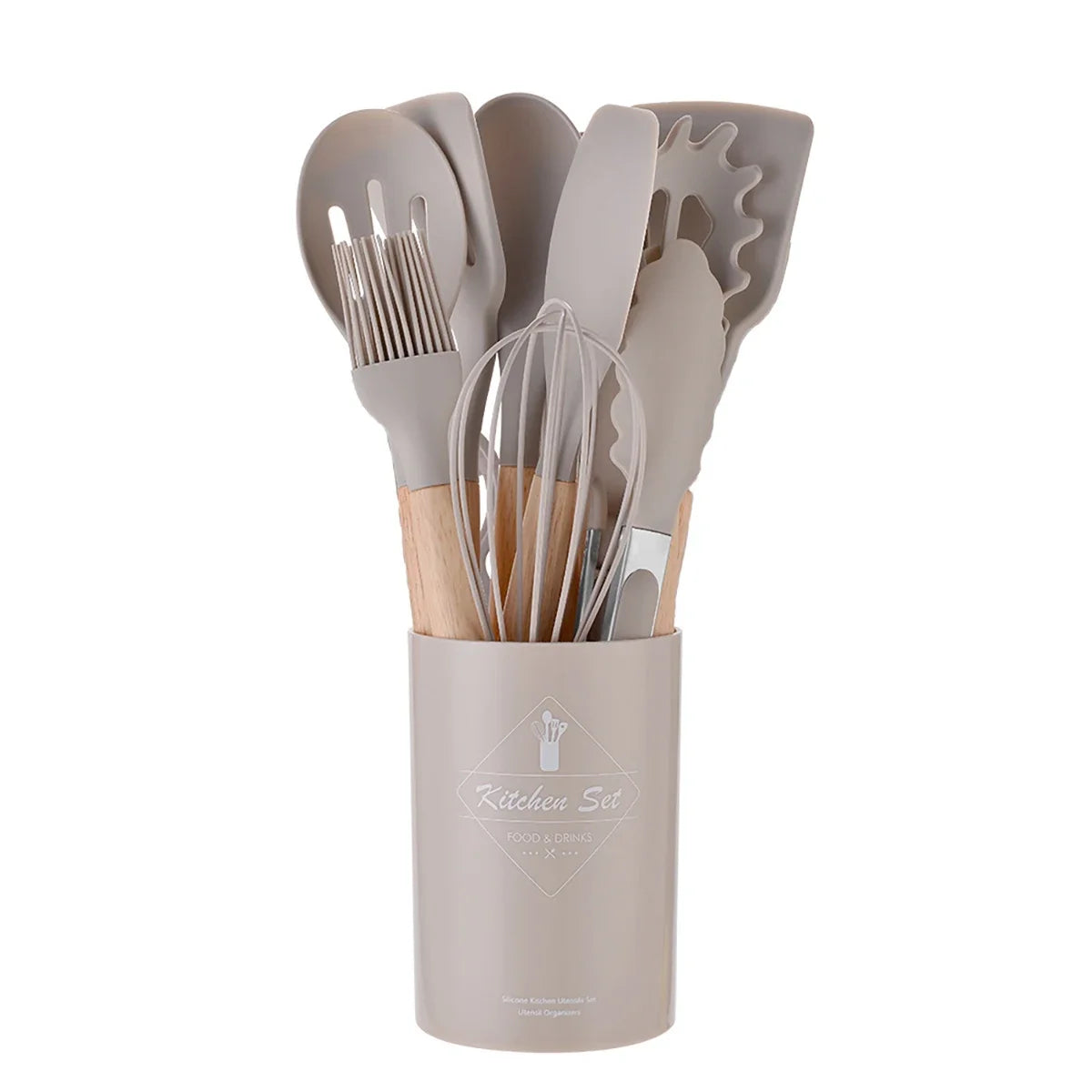 12Pcs/Set Silicone Kitchen Utensils