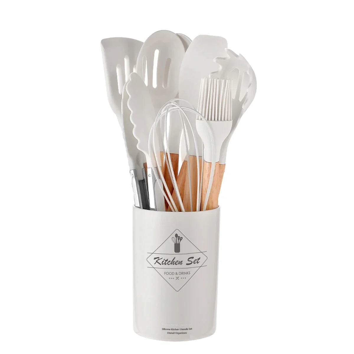 12Pcs/Set Silicone Kitchen Utensils