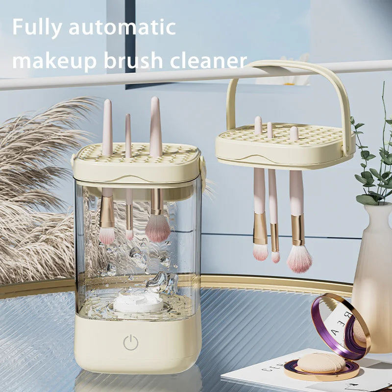 Electric Makeup Brush Cleaner Super-Fast Automatic Spinner