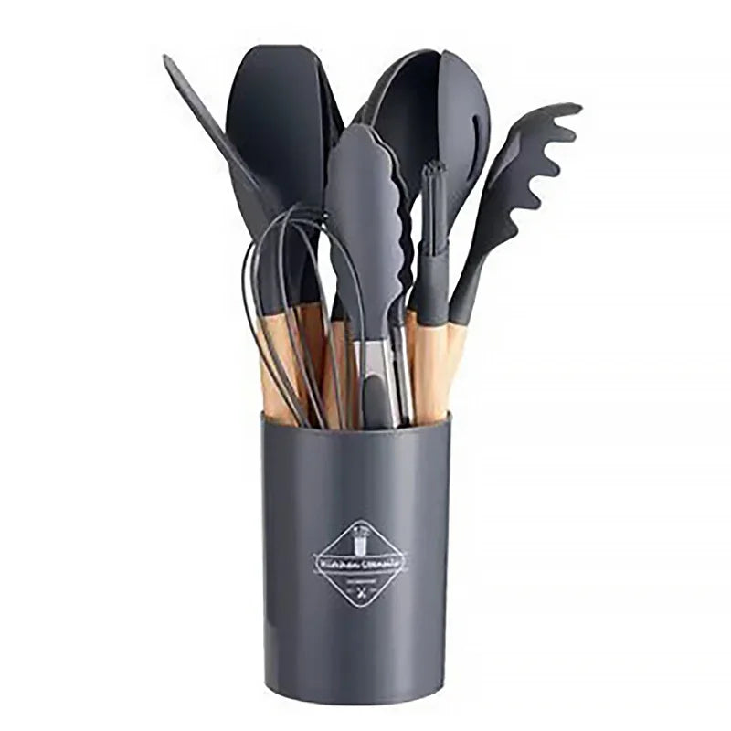 12Pcs/Set Silicone Kitchen Utensils