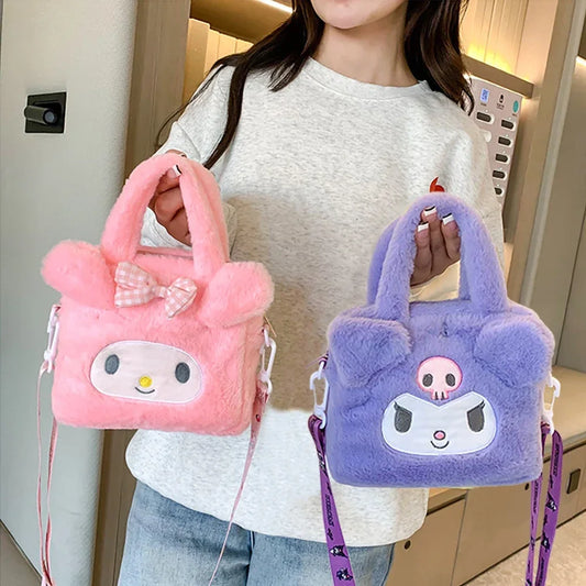 Sanrio Plush Bag Kawaii Kuromi Cinnamoroll