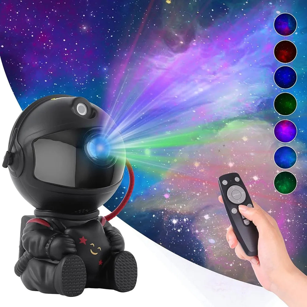 Astronaut Star Projector Galaxy Night Light